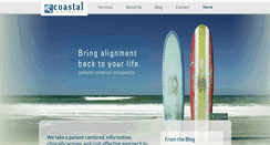 Desktop Screenshot of coastalchiro.com